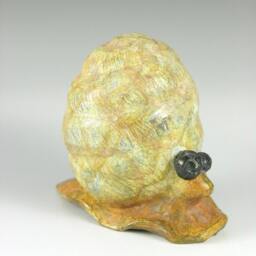 "Bronze Snail Figurine - ""Yolk Art" - thumbnail 3