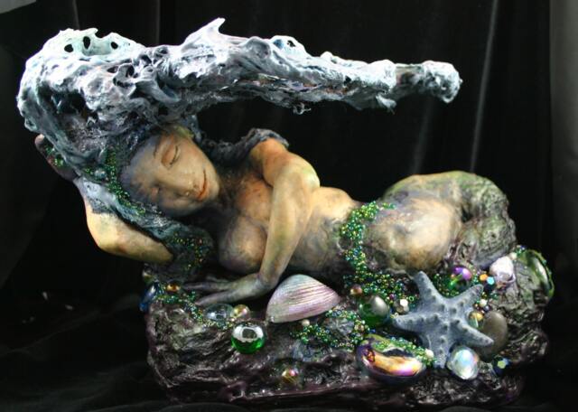 Sea Goddess, Ooak Sculpture, Sarah Pierzchala Free Shipping - image 1