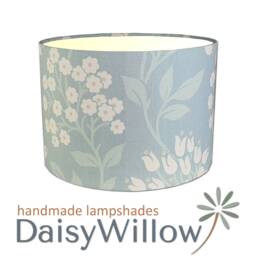 Lampshade in Laura Ashley Holkham Duck Egg Floral Fabric Handmade Various Sizes Free UK Delivery - thumbnail 4