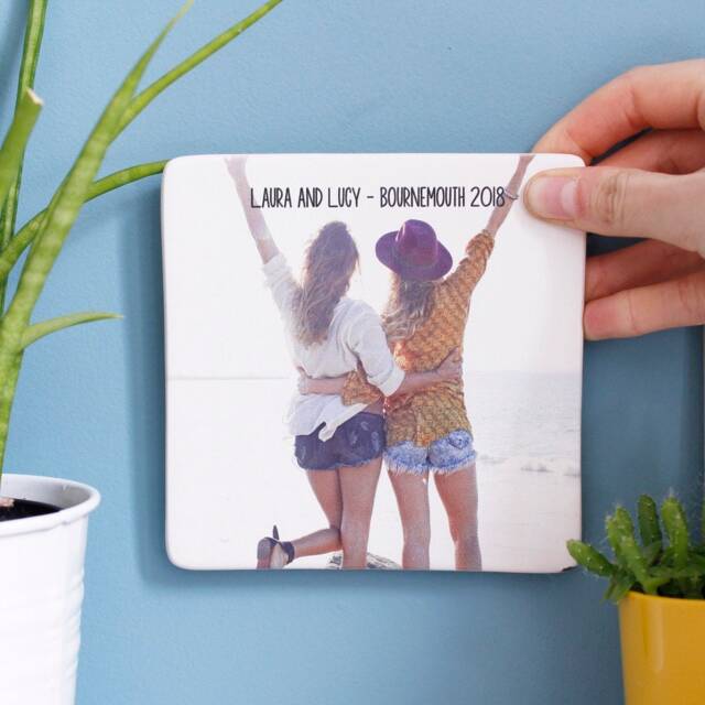 Best Friend Photograph Ceramic Print - Gift For Photo Wall Decor New Home - image 1