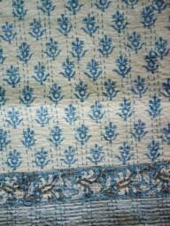 Indian Handmade Kantha Quilt, Bedspread, Coverlet Size-Multi - thumbnail 3