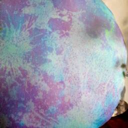 Pastel Full Moon Cotton Cushion Witchy Boho Decor - thumbnail 3