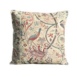 William Morris Bullerswood Cushion Cover Arts & Crafts Linen Pillow - thumbnail 1