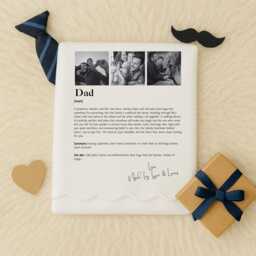 Personalised Blanket, Christmas Gifts, Grandad Dad Gifts For Him, Throw Photo Gift, Grandpa Gift, Personalised - thumbnail 2