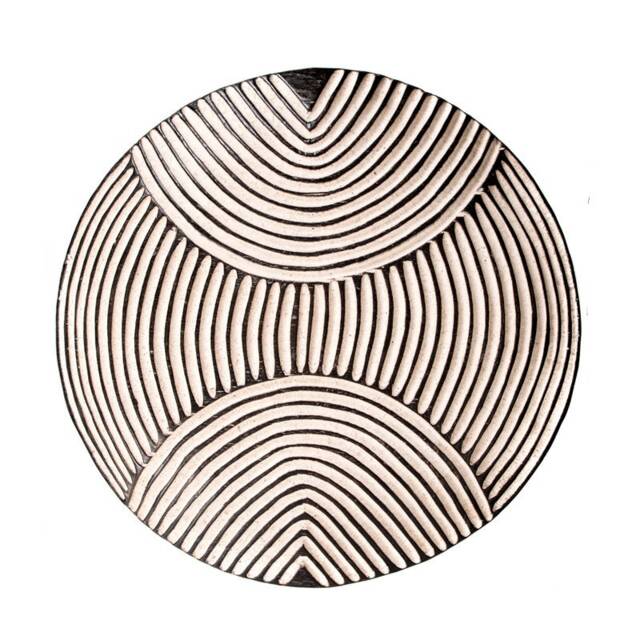 African Wood Shield - Wall Decor Authentic Cameroonian Bamileke Shields Wooden Wall Decor Hanging - image 1