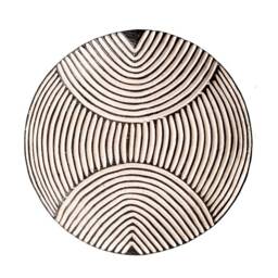 African Wood Shield - Wall Decor Authentic Cameroonian Bamileke Shields Wooden Wall Decor Hanging - thumbnail 1