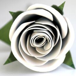 Metal Sweetheart Rose, Mother's Day, Mothers Confirmation, First Communion, White Steel, Rose - thumbnail 3