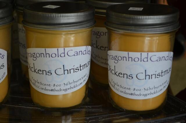 Dickens Christmas Candle Hand Poured, Triple Scented Soy-Paraffin Candle