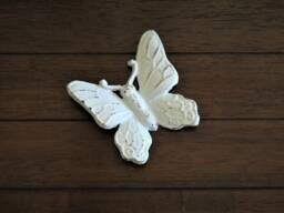 Cast Iron Butterfly Wall Hanging, Vintage Farmhouse Decor - thumbnail 1
