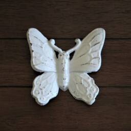 Cast Iron Butterfly Wall Hanging, Vintage Farmhouse Decor - thumbnail 3