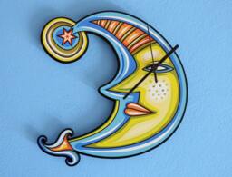 Lunar Bedtime Moon - Wall Clock - thumbnail 1