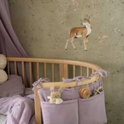 Majestic Buck Wall Decal Neutral Woodland Nursery Art - thumbnail 3