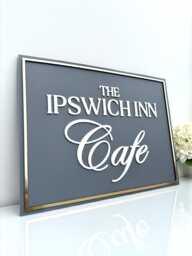 Personalised 3D Acrylic Business Logo Wall Display For Cafes, Salons, Studios, Offices & Shops, Modern Custom Raised Lettering Brand Decor - thumbnail 1