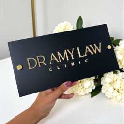 Personalised 3D Acrylic Business Logo Wall Display For Cafes, Salons, Studios, Offices & Shops, Modern Custom Raised Lettering Brand Decor - thumbnail 3