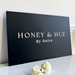 Personalised 3D Acrylic Business Logo Wall Display For Cafes, Salons, Studios, Offices & Shops, Modern Custom Raised Lettering Brand Decor - thumbnail 2