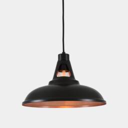 Alma Vintage Black & Copper Pendant Light 12 Ip20 - thumbnail 1