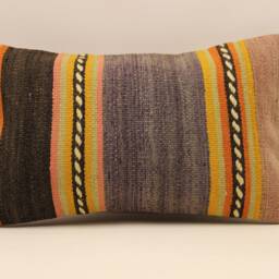Throw Pillow, Sofa 12x20 in 30x50 cm, Vintage Kilim Pillow, Home Cushion Cover Boho Pillow Throw Koef-623 - thumbnail 2