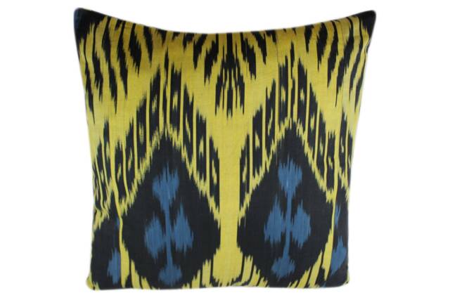 Hand Dyed Ikat Pillow Cover - image 1