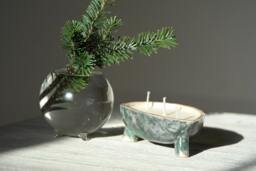 Rocky Moss - 100% All Natural Premium Artistic Candles With Japanese Container Scented Therapeutic Grade Essential Oils - thumbnail 1