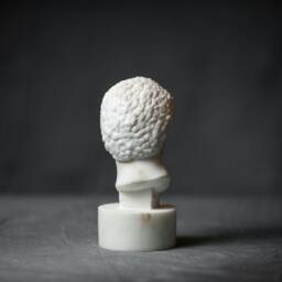 Marble Bust Of Marcus Aurelius Carved Marble Statue Figurine Artist Sculpture - thumbnail 3