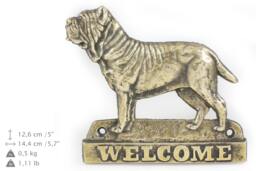 Mastino Neapolitano, Dog Welcome, Hanging Decoration, Limited Edition, Artdog - thumbnail 1