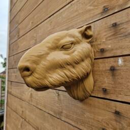 Capybara Wall Mount - Animal Art Home Decor 3D Printed - thumbnail 1