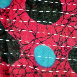 Handmade Patchwork Quilts Bengali Kantha Quilt Wholesale 5 Pcs Lot Tribal Cotton Bed Cover Reversible Bedspread Old Sari - thumbnail 4