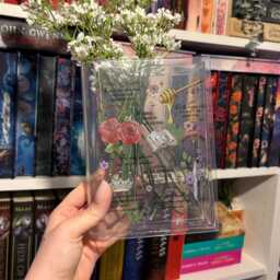 Romantic Fantasy Book Vase, Powerless Bookish Kai Azer I Love You, Fearless Fan Decor, Flower Vase, Book Shaped Decor - thumbnail 3