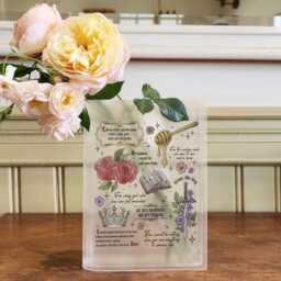 Romantic Fantasy Book Vase, Powerless Bookish Kai Azer I Love You, Fearless Fan Decor, Flower Vase, Book Shaped Decor - thumbnail 1