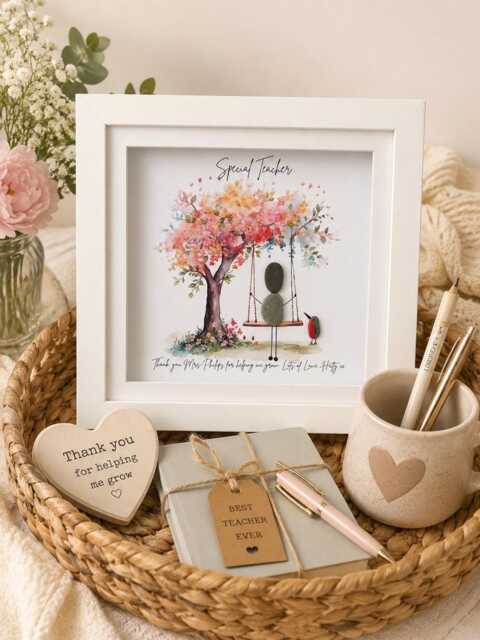 Personalised Teacher Gift, Thank You Keepsake, Sentimental Gift For Her, Appreciation Present, Wall Decor - image 1