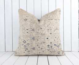 Turkish Kilim Pillow, 24x24 Inch, 60x60 cm Kilim Pillow Cover, Home Decor, Decorative Throw Turkish - thumbnail 1