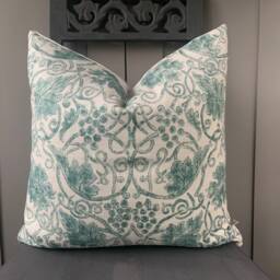 William Morris Grapevine Sage Fabric Vintage Designer Cushion Pillow Cover - thumbnail 2