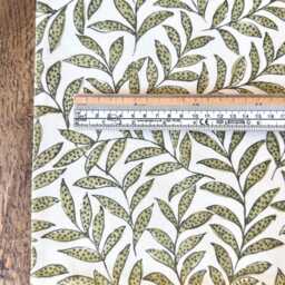 1755. Rasika Willow Leaves Cotton/Linen Cushion Cover, Various Sizes - thumbnail 4