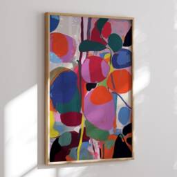 Dreamscape Abstract Art Print - Contemporary Impressionist Painting, Unique New Home Gift - thumbnail 3