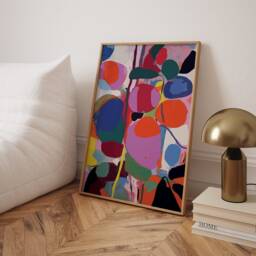 Dreamscape Abstract Art Print - Contemporary Impressionist Painting, Unique New Home Gift - thumbnail 2