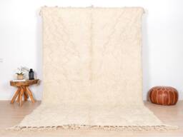 Authentic Moroccan Rug, Beni Ourain Rug 7x10 Ft - thumbnail 1