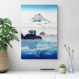 Mount Fuji Japanese Landscape Art - Lake Kawaguchi Canvas Print - thumbnail 2