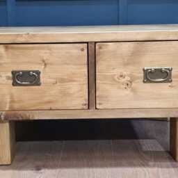 Hand Made Coffee Table With Storage & 4 - thumbnail 2
