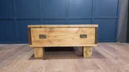 Hand Made Coffee Table With Storage & 4 - thumbnail 1