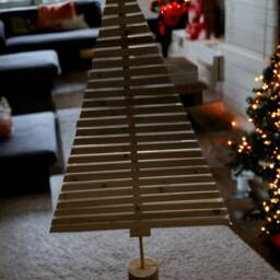 Eco-Friendly Christmas Tree 5Ft - Reclaimed Wood Decoration The Evergreen - thumbnail 4