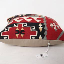 Cojin Kilim Izmir , Turkish Pillow Case, Klim Caver, Case , K 10 - thumbnail 3