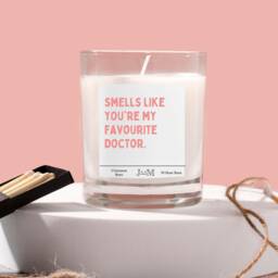 New Doctor Gift. Qualified Doctor. Smells Like Candle Favourite - thumbnail 1