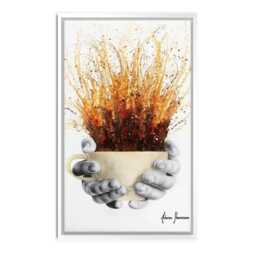 Coffee Splash Canvas Print, Kitchen Cafe Wall Art - thumbnail 4