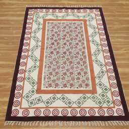 Handmade Block Printed Rug Hallway Stair Runner 4x30 Feet Large 8x10 Area Indoor Outdooor Square 12x12 Bedroom Floor 6x9 - thumbnail 2
