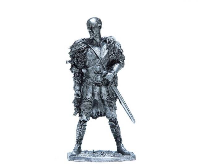 Tin 54mm Saxon Warrior 400 A.c. 1/32 Scale Figure - image 1