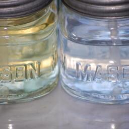 Our Best Seller - Two - 2 Mason Jars With Silver Metal Lid & Black Soap Pump Dispensers Rustic Housewarming Gifts Under 30 - thumbnail 2