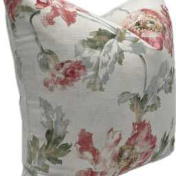 Colefax & Fowler Meriden Pink/Green Cushion Cover Pillow Double Sided - thumbnail 3