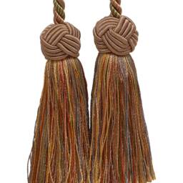 "D??copro Double Tassel Curtain & Drapery Tieback/Holdback, 3 1/2"" - 8.5cm, 20" - thumbnail 3
