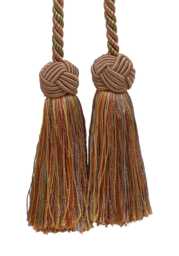 "D??copro Double Tassel Curtain & Drapery Tieback/Holdback, 3 1/2"" - 8.5cm, 20" - thumbnail 1