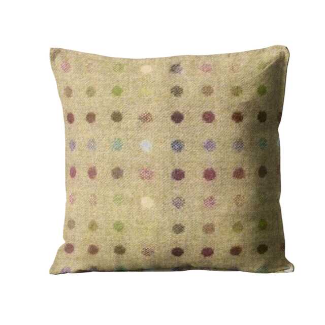 Abraham Moon Multispot, 100% Pure Wool Double - Sided Cushion Cover, Throw Pillow Homeware Decor - image 1